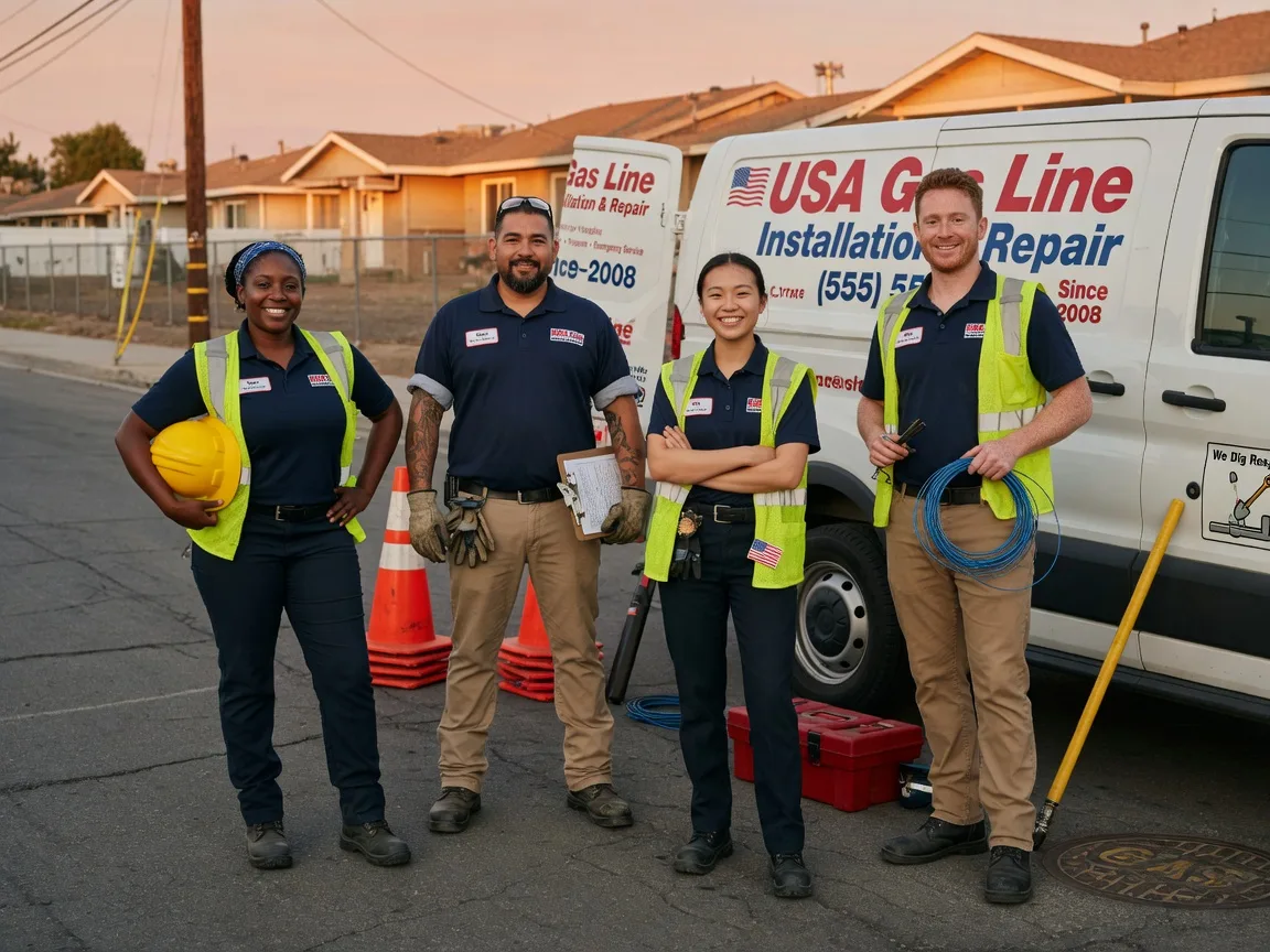 Gas Line Installation company in Leland, IL